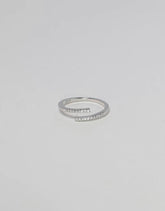 Line ring silver product view