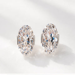 Éclat Ovale earrings, front product view