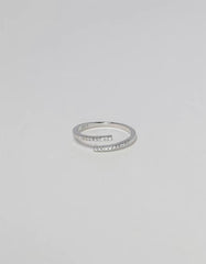 Line ring silver product view
